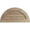 Ekena Millwork Timberthane Sandblasted Half Round Faux Wood Non-Functional Gable Vent, Primed Tan, 24"W x 12"H GVURHR24X12DSDPR - alternate 1